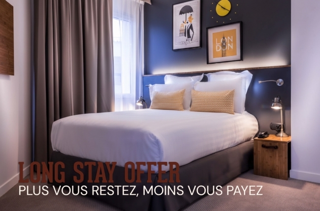 Best Western Plus Suitcase Paris - La D&eacute;fense : Offre Longstay : Remise de 20% sur notre site web officiel en r&eacute;servant 3 nuits et plus &agrave; l'h&ocirc;tel